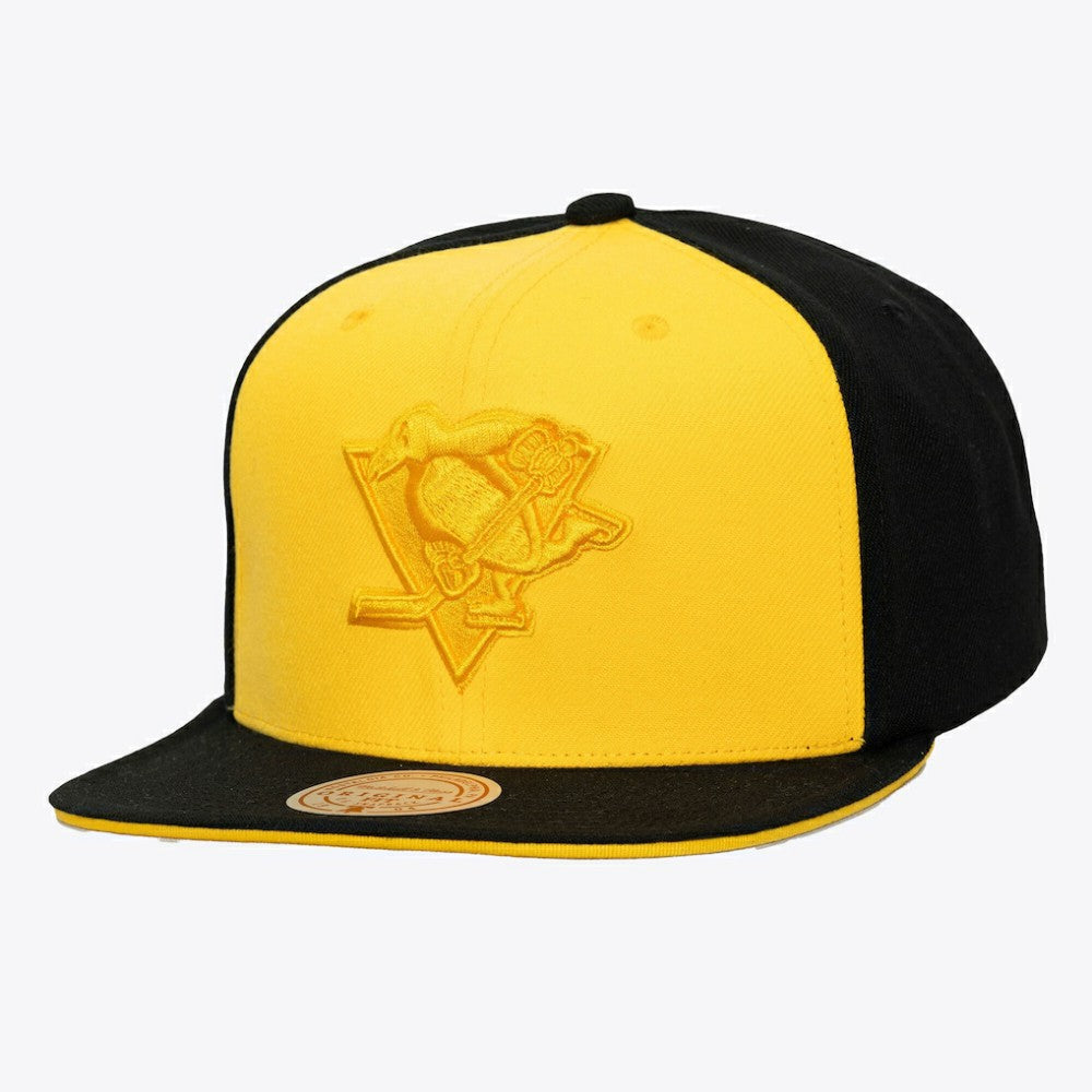 Pittsburgh Penguins Mitchell & Ness Color Pop Snapback Hat - Gold/Black - NHL 202986765