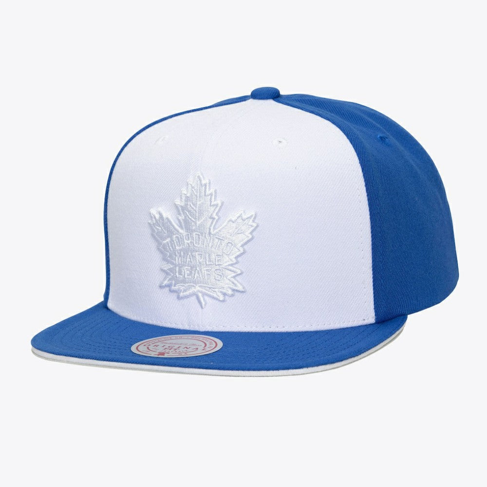 Toronto Maple Leafs Mitchell & Ness Color Pop Snapback Hat - White/Blue - NHL 202986767