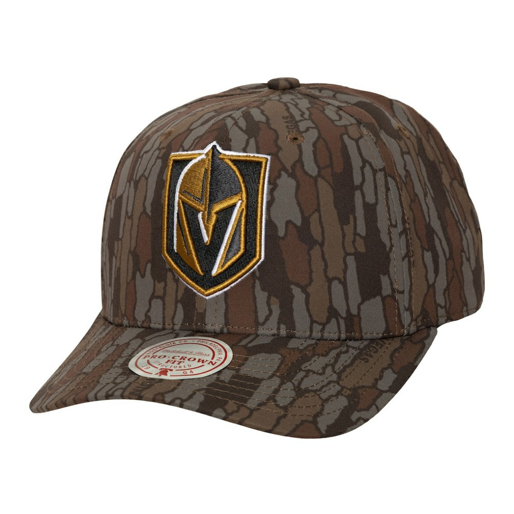 Vegas Golden Knights Mitchell & Ness Hidden Camo Pro Crown Adjustable Hat - Camo - NHL 202986770