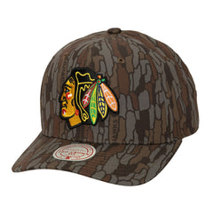 Chicago Blackhawks Mitchell & Ness Hidden Camo Pro Crown Adjustable Hat - Camo - NHL 202986773