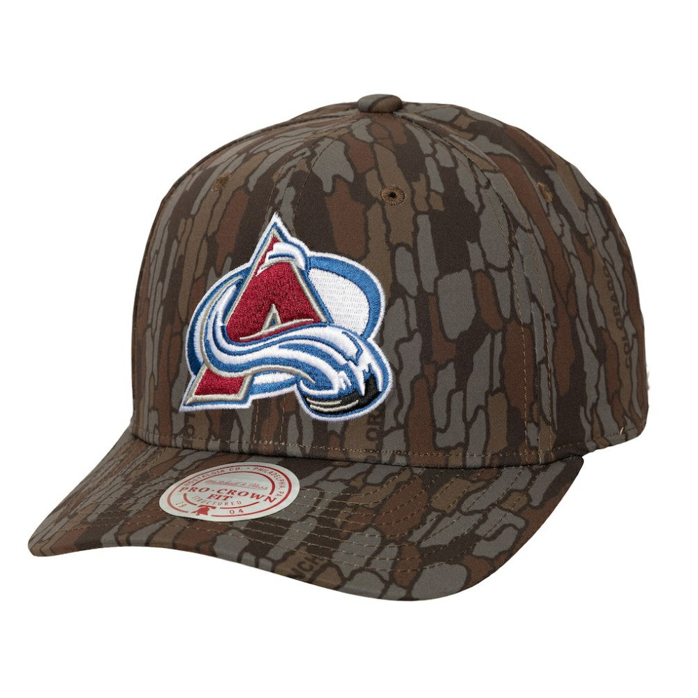 Colorado Avalanche Mitchell & Ness Hidden Camo Pro Crown Adjustable Hat - Camo - NHL 202986774