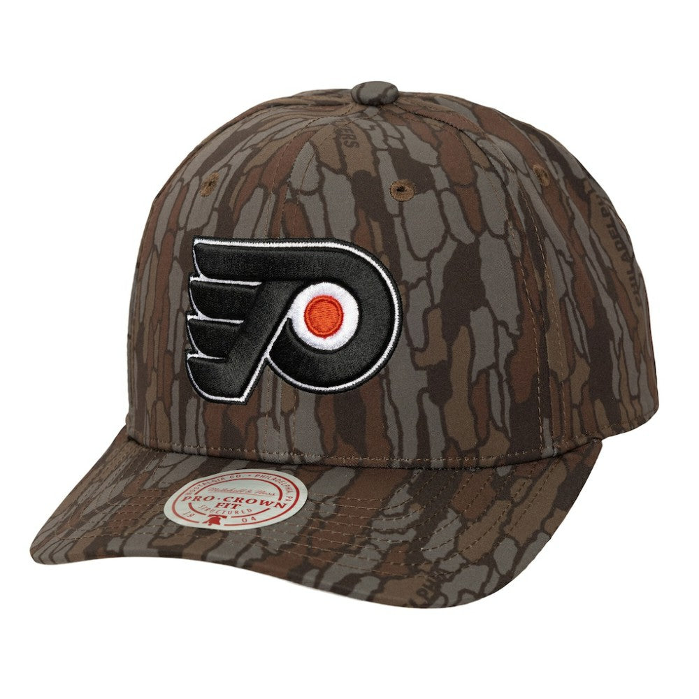 Philadelphia Flyers Mitchell & Ness Hidden Camo Pro Crown Adjustable Hat - Camo - NHL 202986781