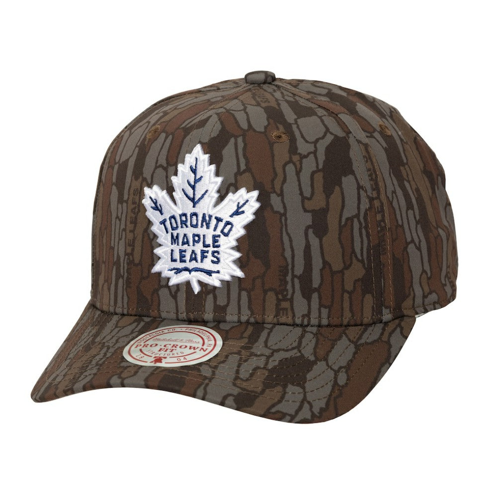 Toronto Maple Leafs Mitchell & Ness Hidden Camo Pro Crown Adjustable Hat - Camo - NHL 202986784