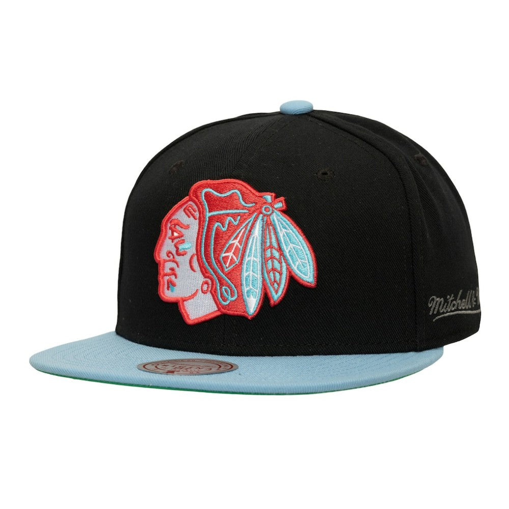 Chicago Blackhawks Mitchell & Ness Core Team Special Snapback Hat - Black - NHL 202986786