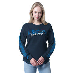 Minnesota Timberwolves G-III 4Her by Carl Banks Women's Advantage Tri-Blend Long Sleeve T-Shirt Navy
