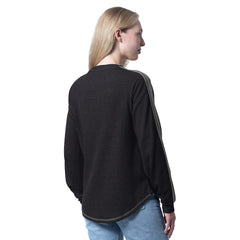 Brooklyn Nets G-III 4Her by Carl Banks Women's Advantage Tri-Blend Long Sleeve T-Shirt Black