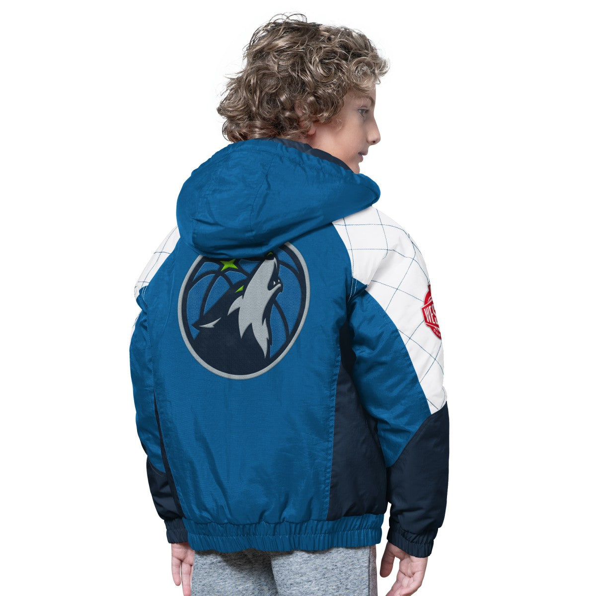 Minnesota Timberwolves Starter Youth All Time Pro Jr. Full-Zip Hoodie Jacket Blue/Navy