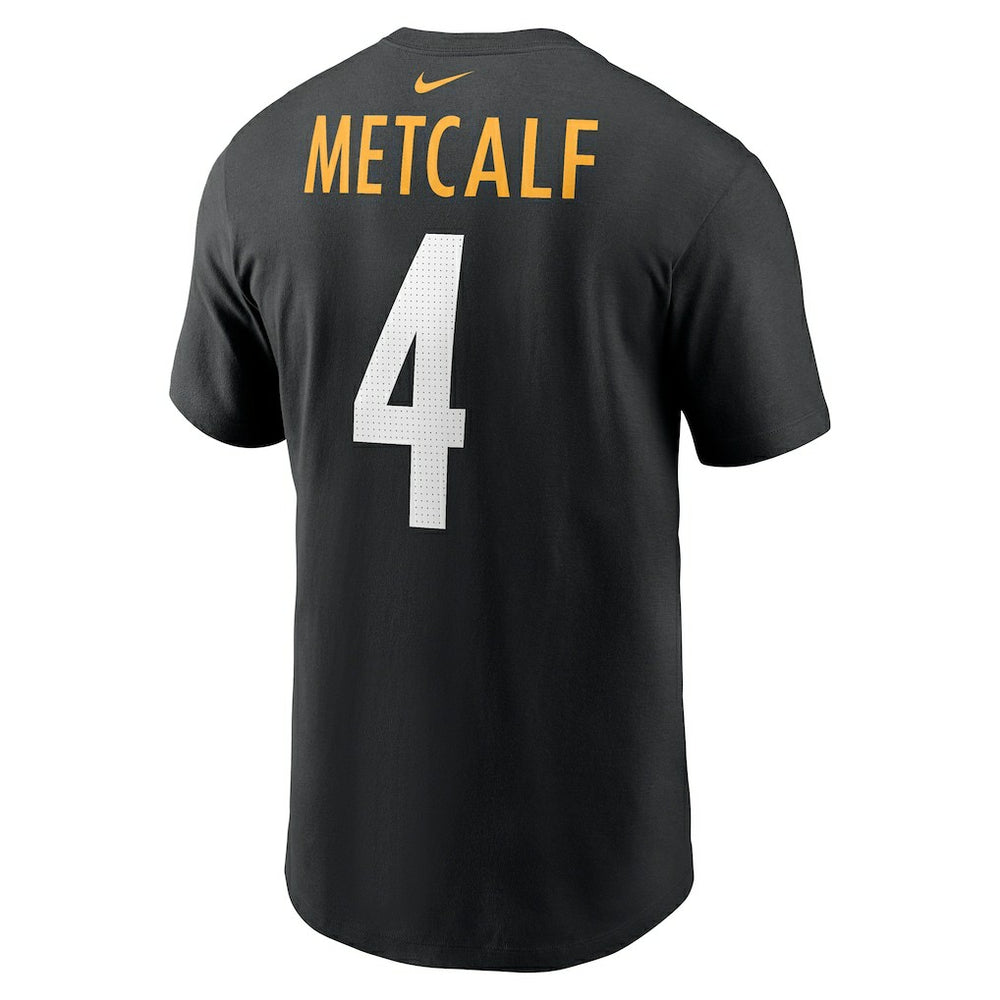 Nike DK Metcalf Pittsburgh Steelers Name & Number T-Shirt Black