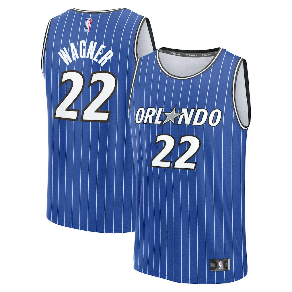 Franz Wagner Orlando Magic Fast Break Replica Player Jersey Icon Edition Blue | Fanatics Lifestyle