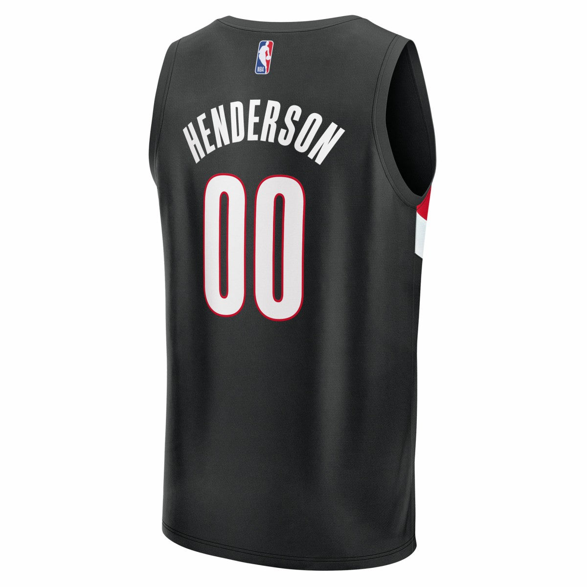 Scoot Henderson Portland Trail Blazers Fast Break Replica Jersey Icon Edition Black | Fanatics for sale