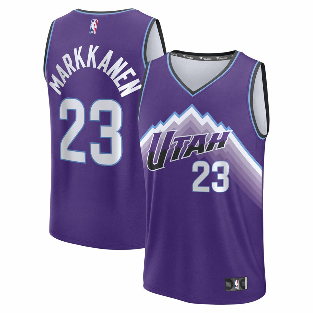 Lauri Markkanen Utah Jazz Fast Break Replica Jersey Icon Edition Purple | Fanatics online