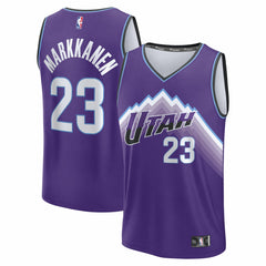 Lauri Markkanen Utah Jazz Youth Fast Break Replica Jersey Icon Edition Purple | Fanatics discount