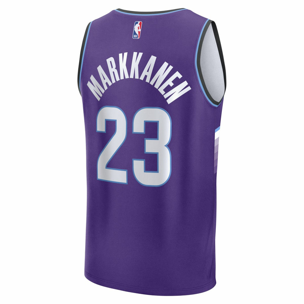 Lauri Markkanen Utah Jazz Youth Fast Break Replica Jersey Icon Edition Purple | Fanatics discount