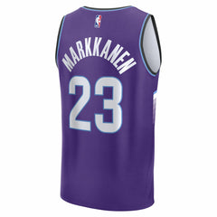 Lauri Markkanen Utah Jazz Youth Fast Break Replica Jersey Icon Edition Purple | Fanatics discount