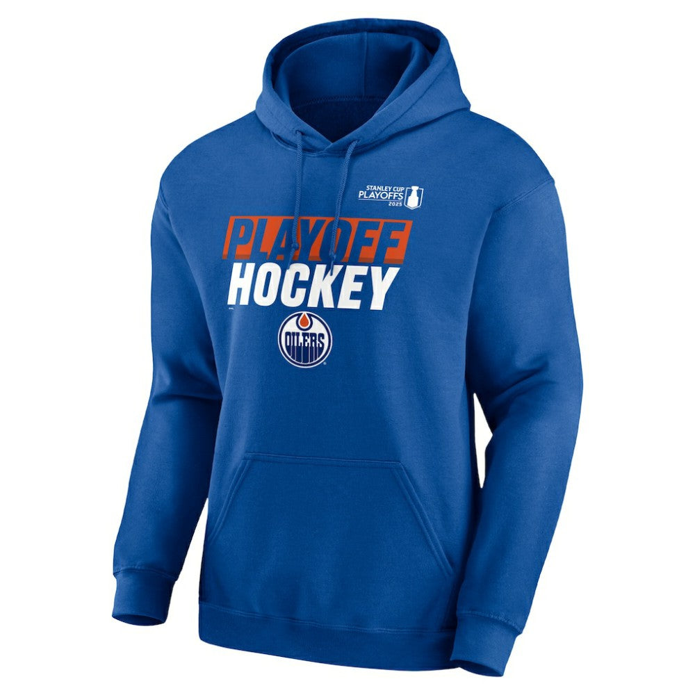 Edmonton Oilers Fanatics 2025 Stanley Cup Playoffs Breakout Fleece Pullover Hoodie - Royal - NHL 202988714