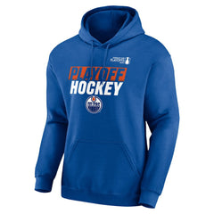 Edmonton Oilers Fanatics 2025 Stanley Cup Playoffs Breakout Fleece Pullover Hoodie - Royal - NHL 202988714