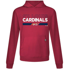 St. Louis Cardinals Levelwear City Connect Relay No Hitter Pullover Hoodie - Red - MLB Discount