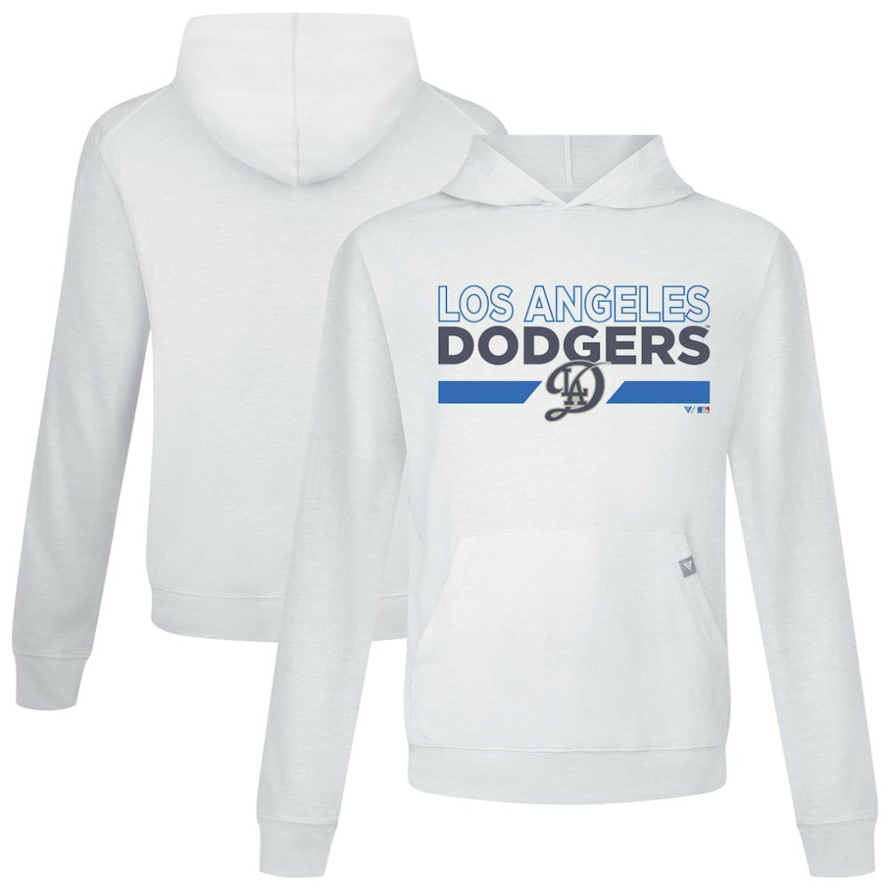 Los Angeles Dodgers Levelwear City Connect Relay No Hitter Pullover Hoodie - White - MLB Discount