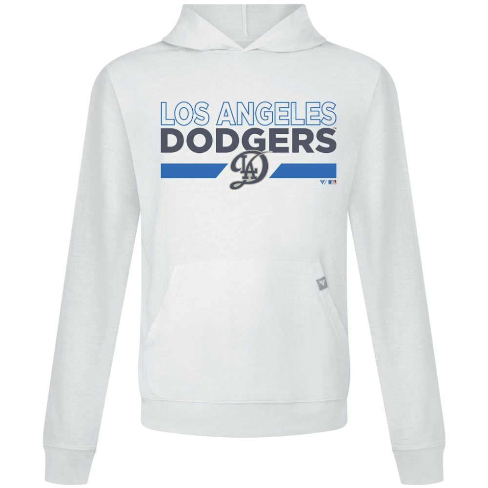 Los Angeles Dodgers Levelwear City Connect Relay No Hitter Pullover Hoodie - White - MLB Discount