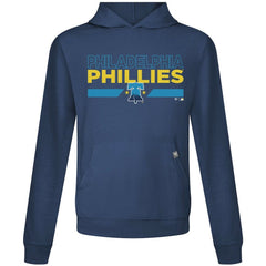 Philadelphia Phillies Levelwear City Connect Relay No Hitter Pullover Hoodie - Navy - MLB Discount