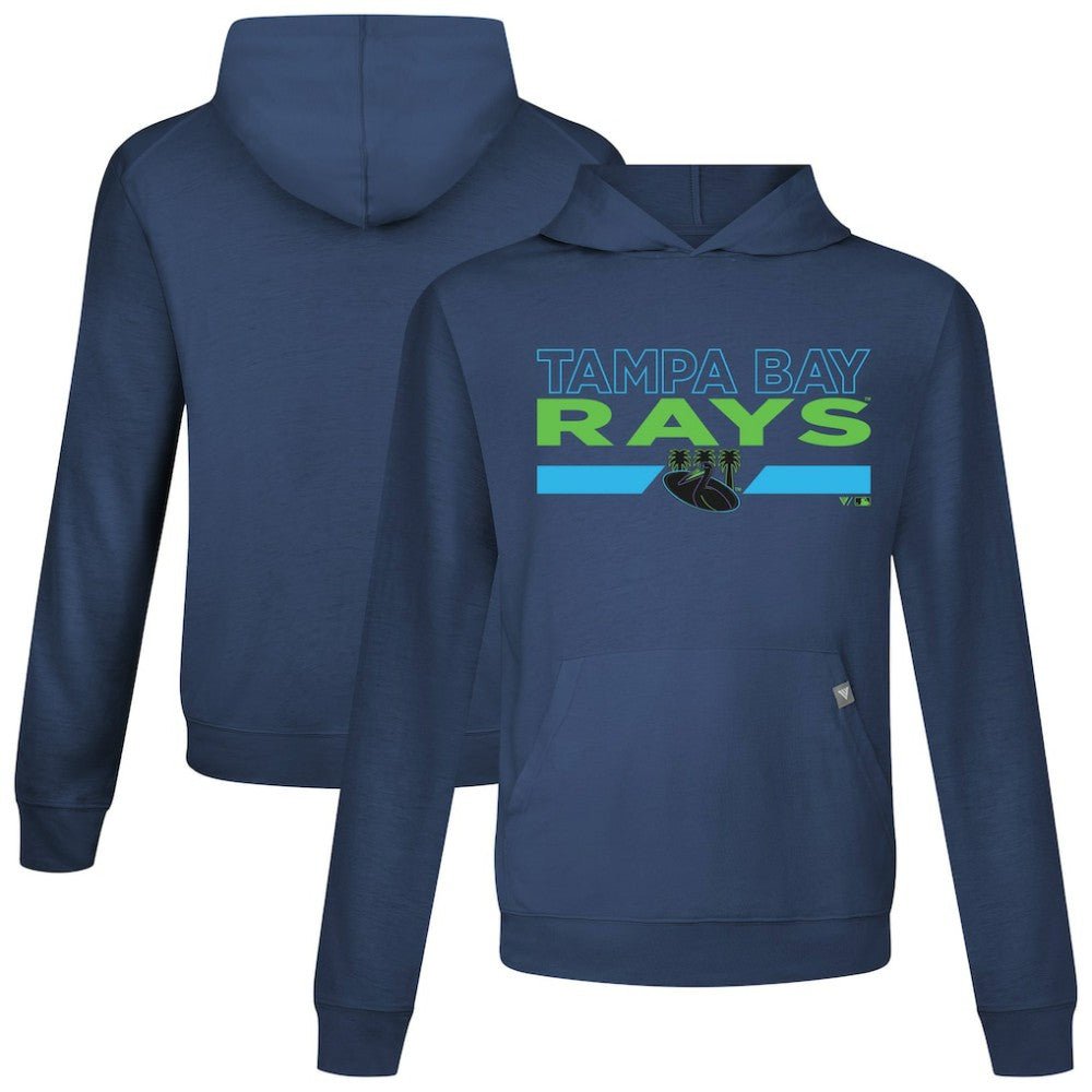 Tampa Bay Rays Levelwear City Connect Relay No Hitter Pullover Hoodie - Navy - MLB Lifestyle