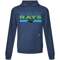 Tampa Bay Rays Levelwear City Connect Relay No Hitter Pullover Hoodie - Navy - MLB Lifestyle