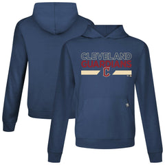 Cleveland Guardians Levelwear City Connect Relay No Hitter Pullover Hoodie - Navy - MLB Lifestyle
