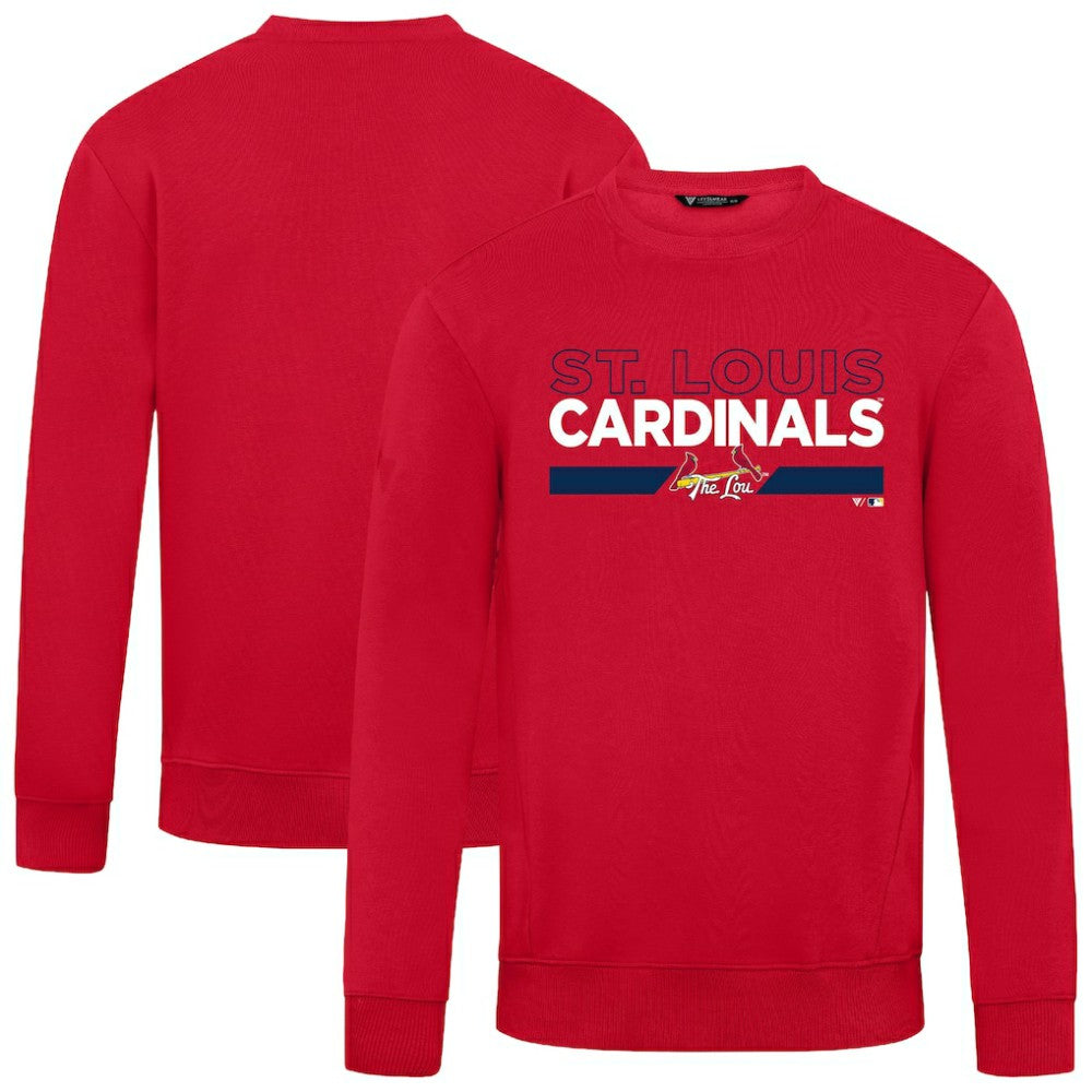 St. Louis Cardinals Levelwear City Connect Zane No Hitter Pullover Sweatshirt - Red - MLB on Sale