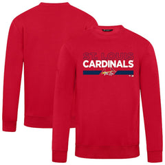 St. Louis Cardinals Levelwear City Connect Zane No Hitter Pullover Sweatshirt - Red - MLB on Sale