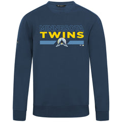 Minnesota Twins Levelwear City Connect Zane No Hitter Pullover Sweatshirt - Navy - MLB on Sale