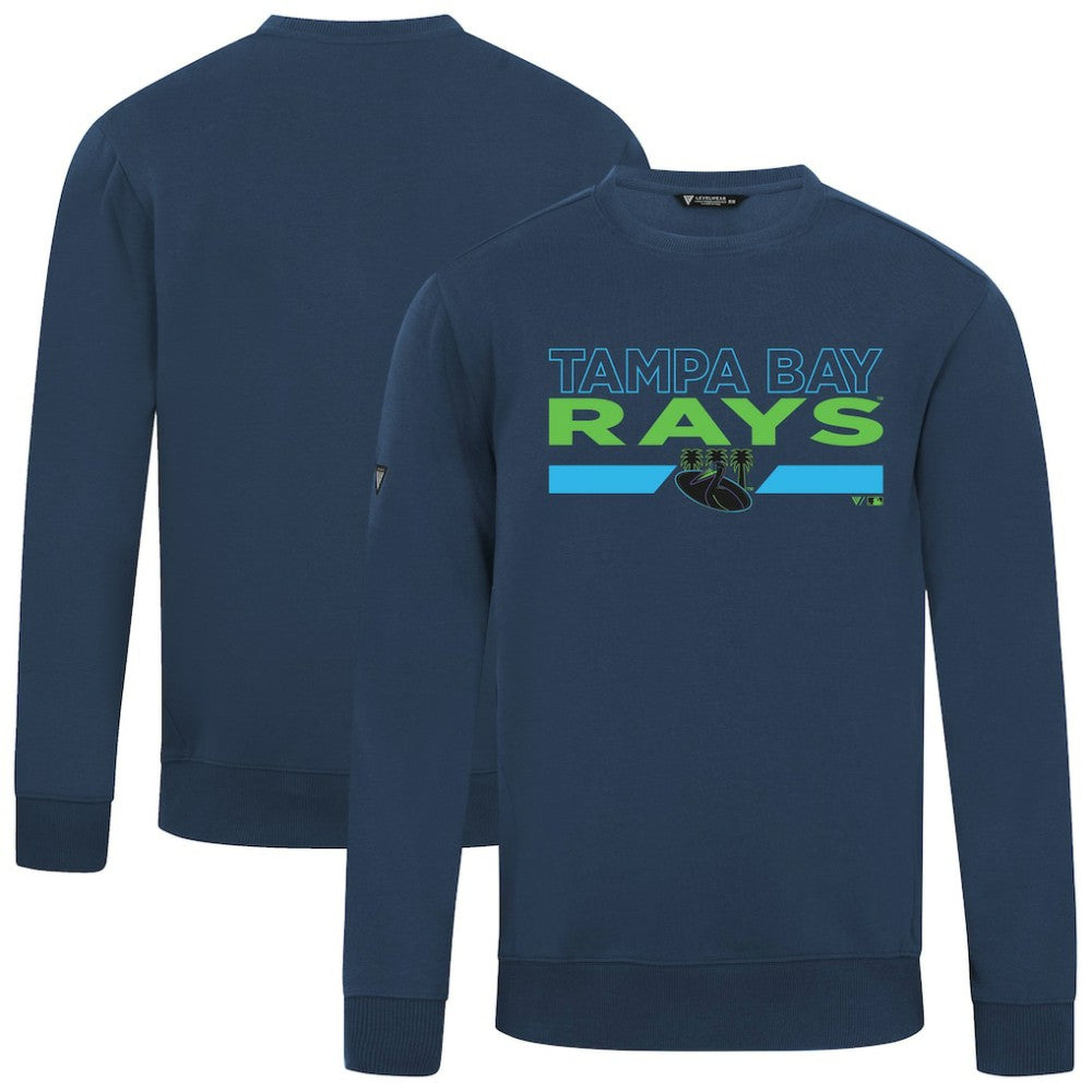 Tampa Bay Rays Levelwear City Connect Zane No Hitter Pullover Sweatshirt - Navy - MLB Discount