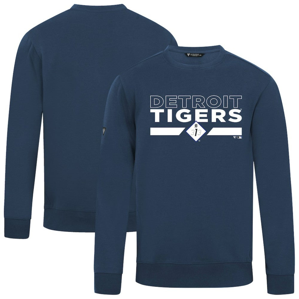 Detroit Tigers Levelwear City Connect Zane No Hitter Pullover Sweatshirt - Navy - MLB Online