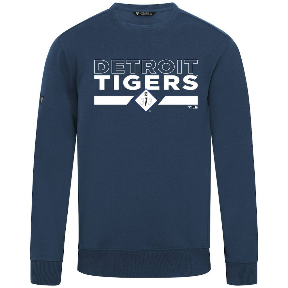 Detroit Tigers Levelwear City Connect Zane No Hitter Pullover Sweatshirt - Navy - MLB Online