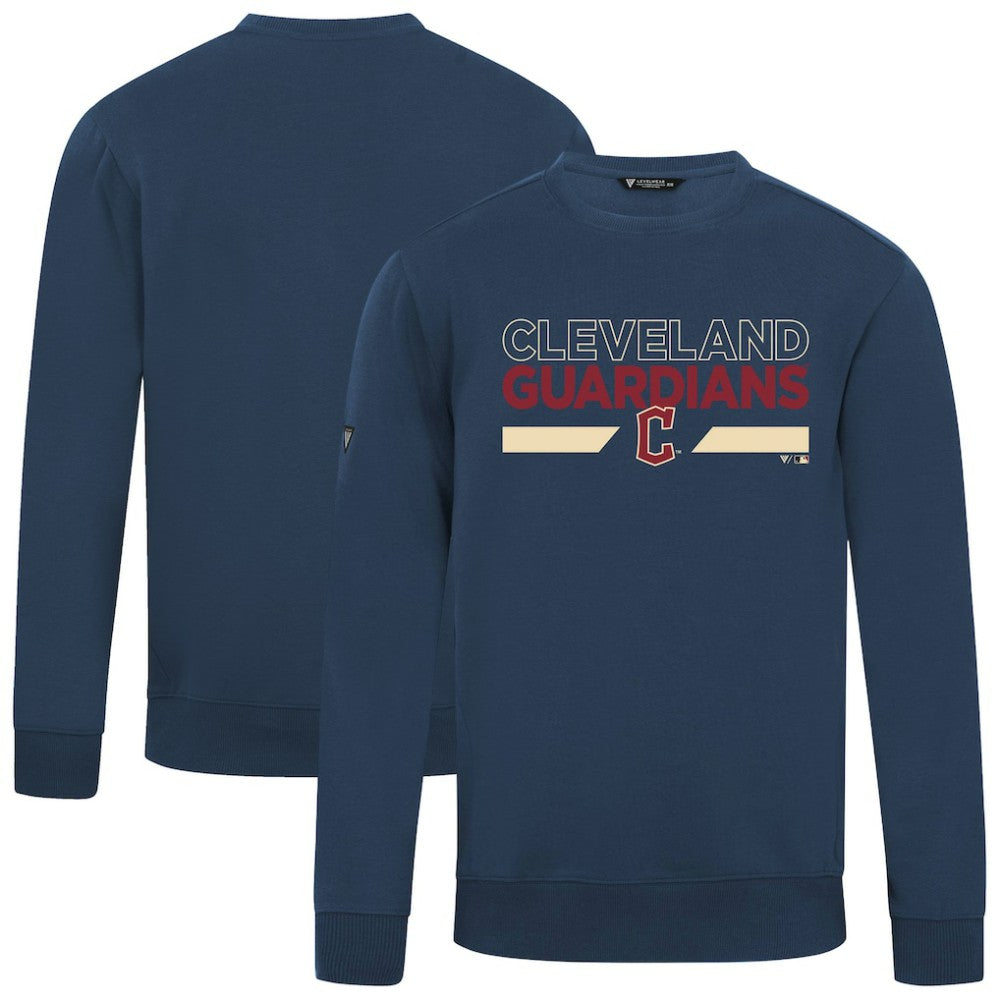 Cleveland Guardians Levelwear City Connect Zane No Hitter Pullover Sweatshirt - Navy - MLB on Sale