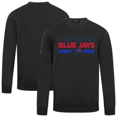 Toronto Blue Jays Levelwear City Connect Zane No Hitter Pullover Sweatshirt - Black - MLB Sale