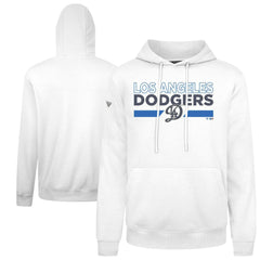 Los Angeles Dodgers Levelwear City Connect Podium No Hitter Pullover Hoodie - White - MLB Sale
