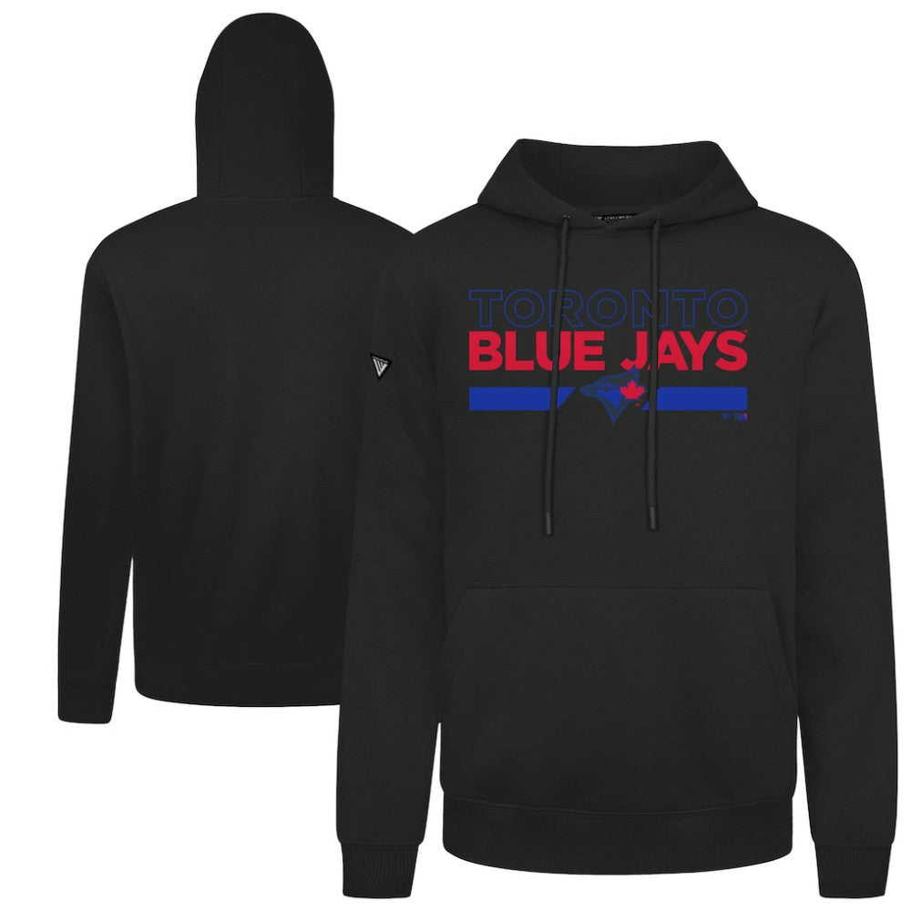 Toronto Blue Jays Levelwear City Connect Podium No Hitter Pullover Hoodie - Black - MLB Lifestyle