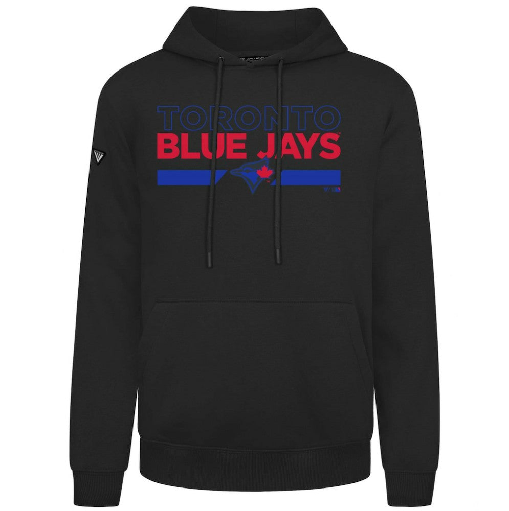 Toronto Blue Jays Levelwear City Connect Podium No Hitter Pullover Hoodie - Black - MLB Lifestyle