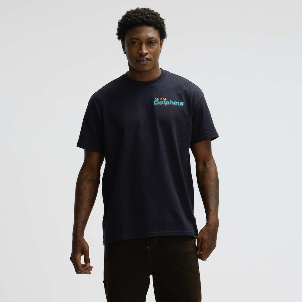 Nike Miami Dolphins 2025 Rivalries Collection Essential Max90 T-Shirt Pitch Blue