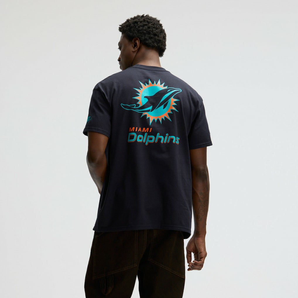 Nike Miami Dolphins 2025 Rivalries Collection Essential Max90 T-Shirt Pitch Blue