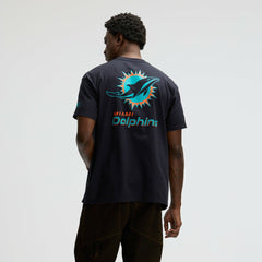 Nike Miami Dolphins 2025 Rivalries Collection Essential Max90 T-Shirt Pitch Blue
