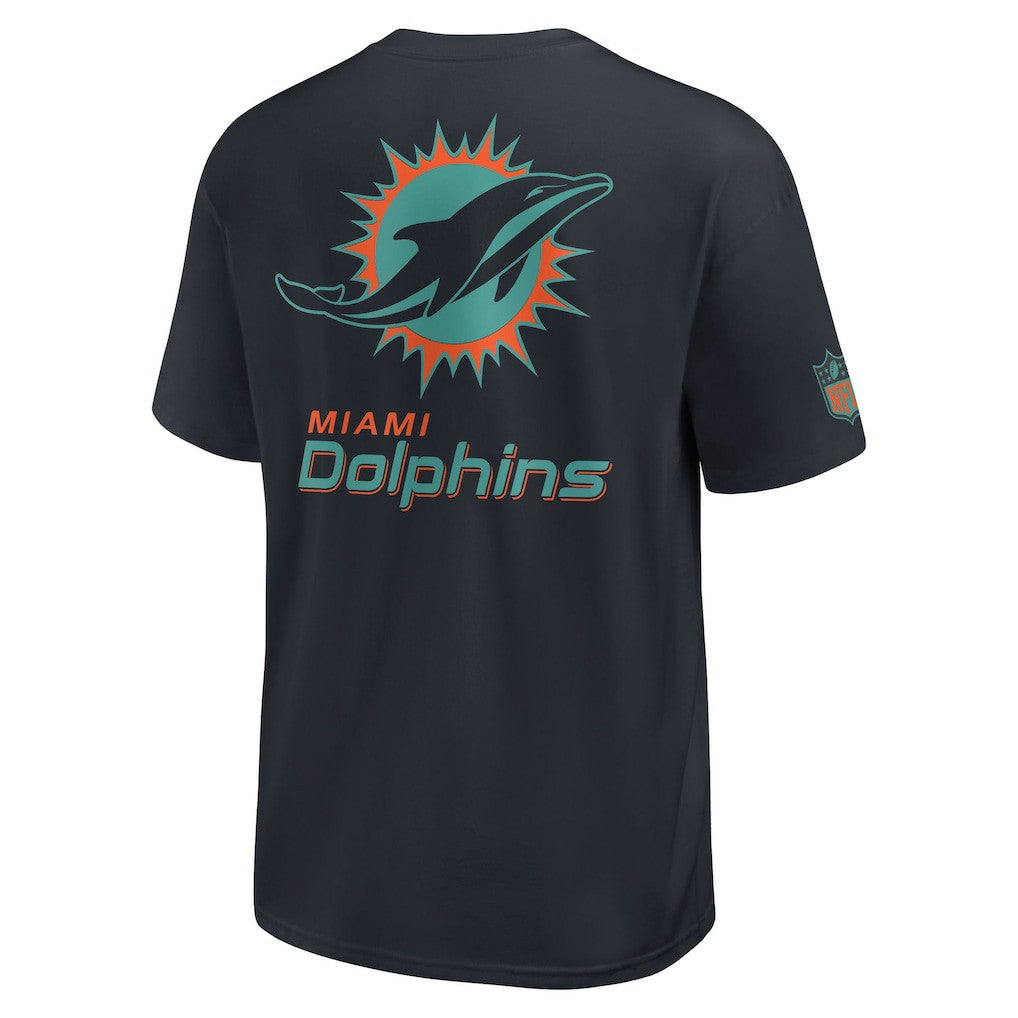 Nike Miami Dolphins 2025 Rivalries Collection Essential Max90 T-Shirt Pitch Blue