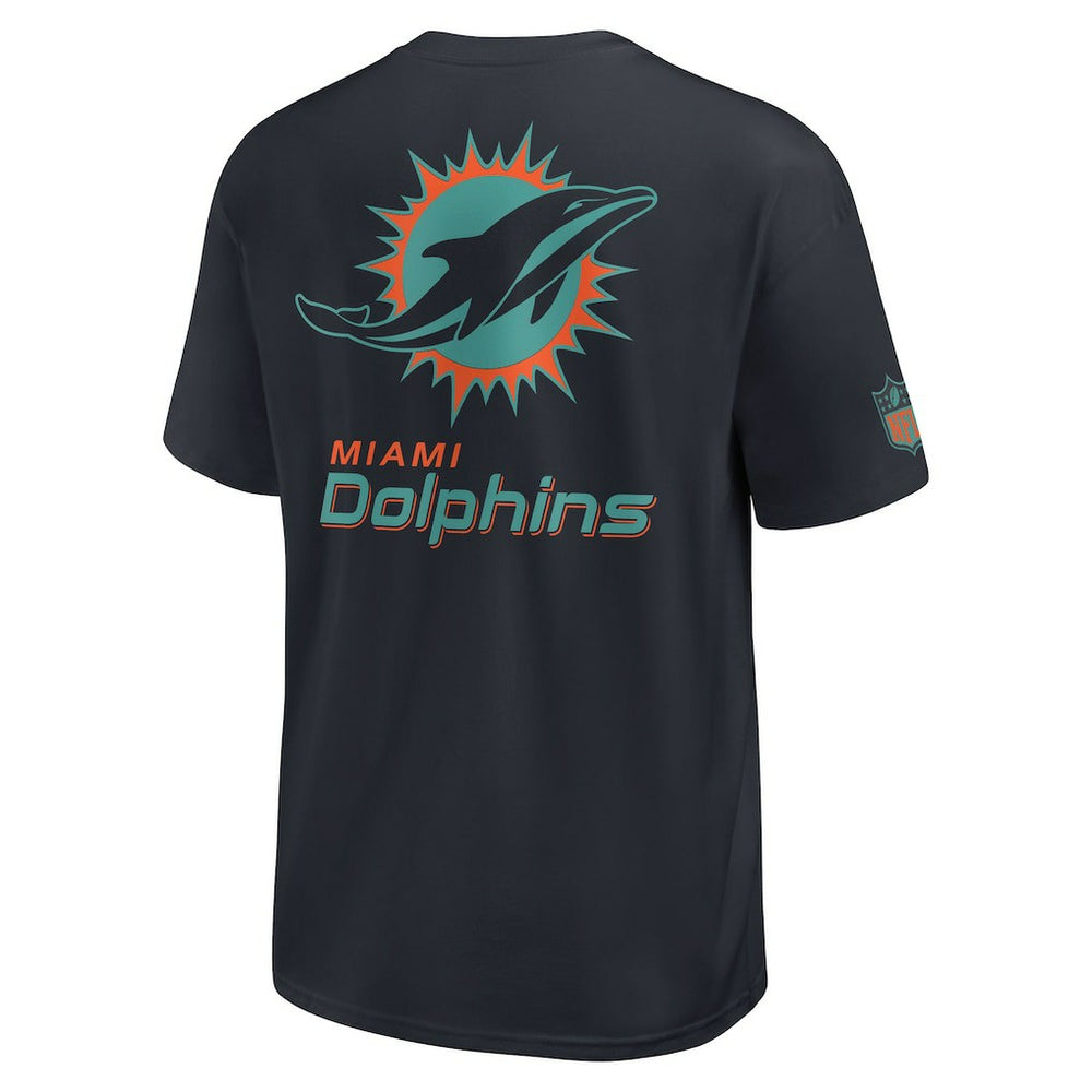 Nike Miami Dolphins 2025 Rivalries Collection Essential Max90 T-Shirt Pitch Blue