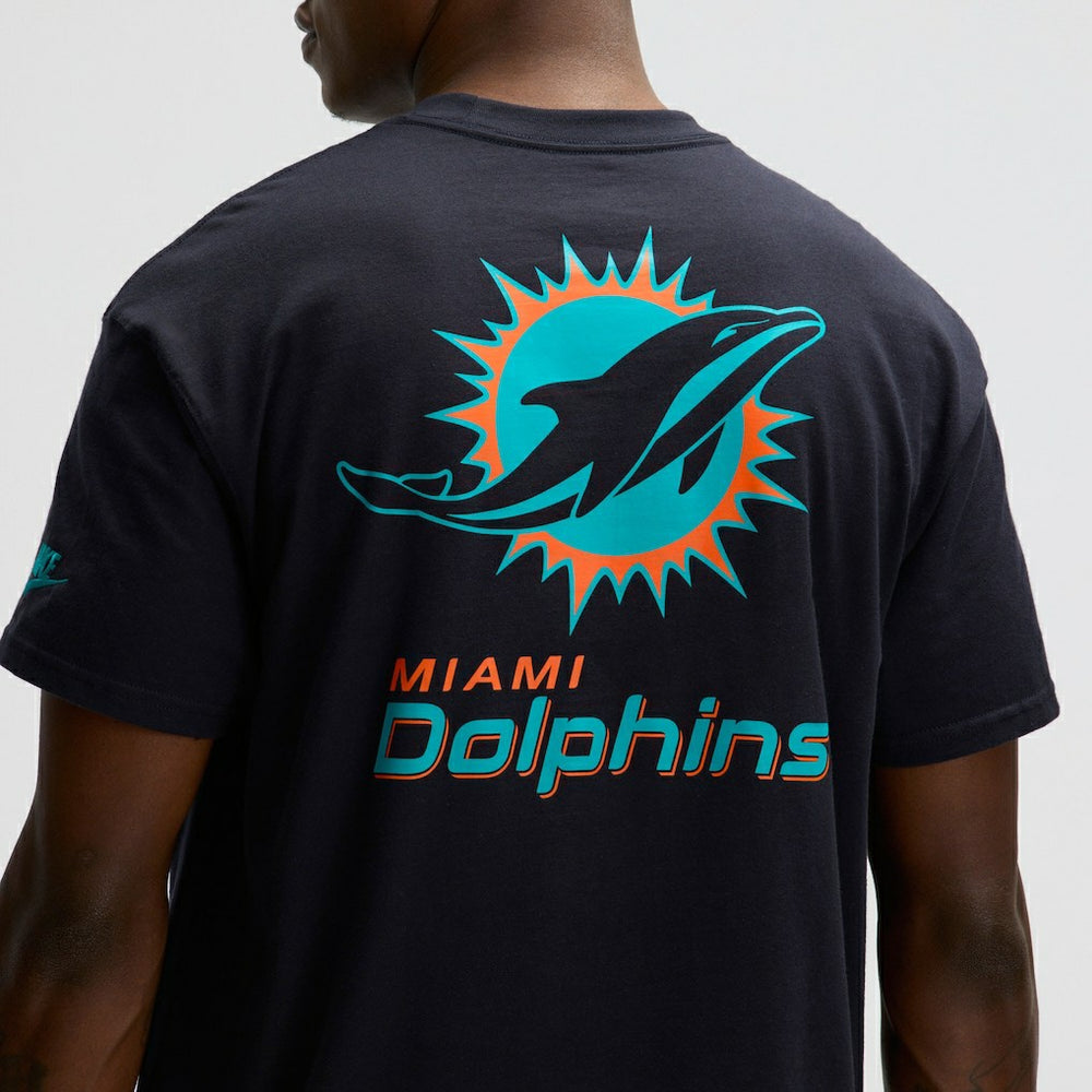 Nike Miami Dolphins 2025 Rivalries Collection Essential Max90 T-Shirt Pitch Blue