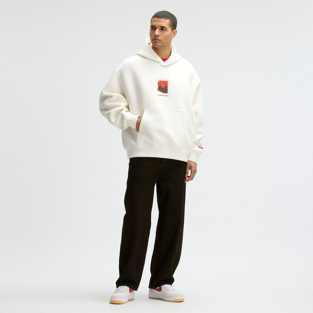 Nike Arizona Cardinals 2025 Rivalries Collection Oversized Tech Fleece Hoodie Natural