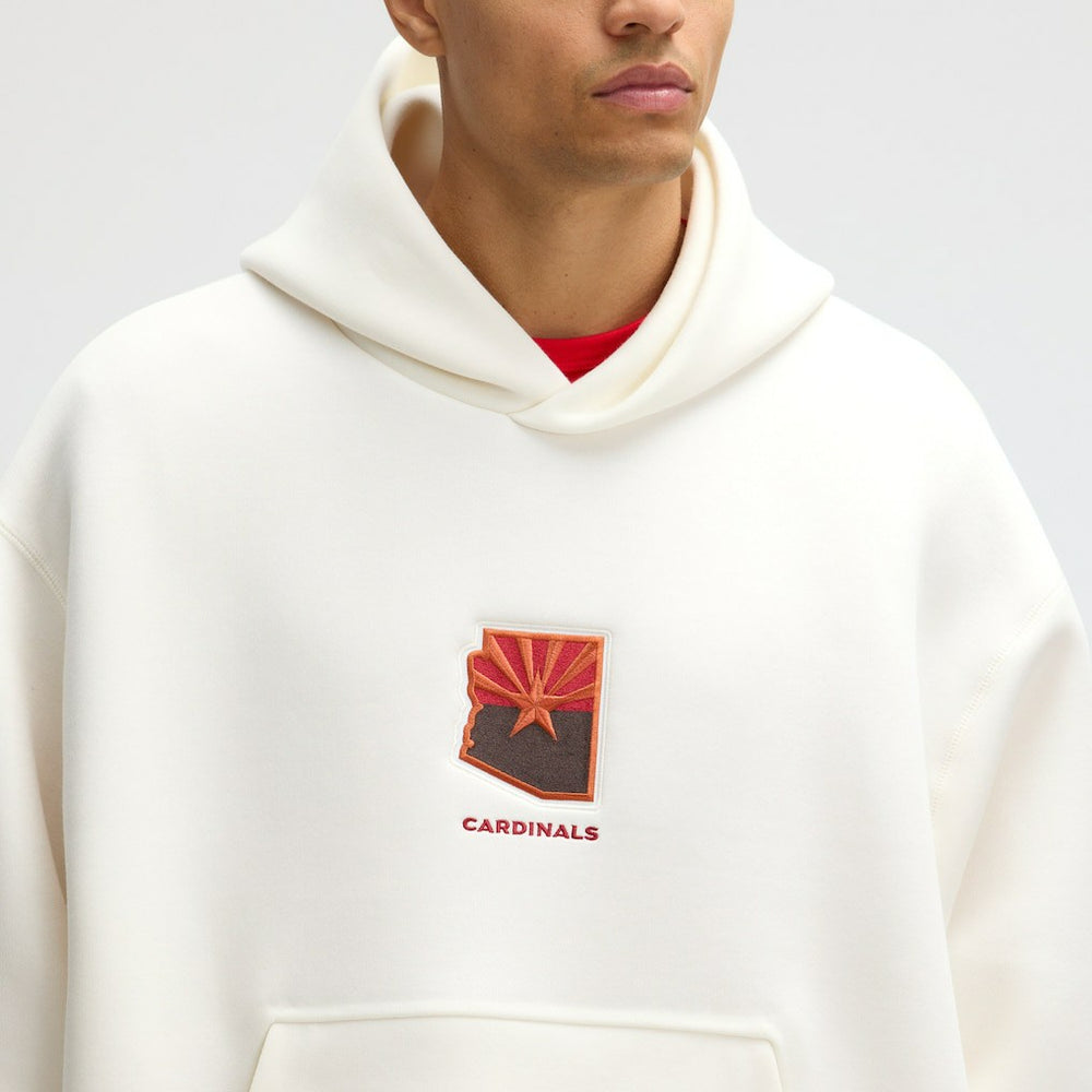 Nike Arizona Cardinals 2025 Rivalries Collection Oversized Tech Fleece Hoodie Natural
