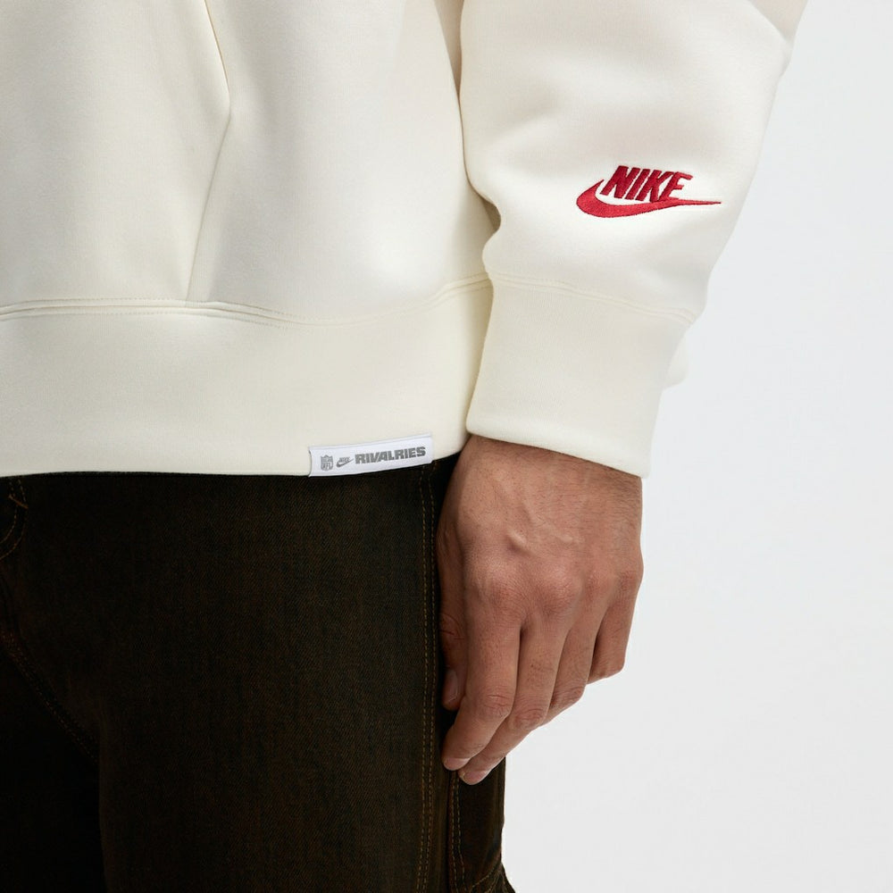 Nike Arizona Cardinals 2025 Rivalries Collection Oversized Tech Fleece Hoodie Natural