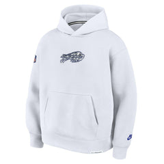 Nike Buffalo Bills 2025 Rivalries Collection Oversized Tech Fleece Hoodie White