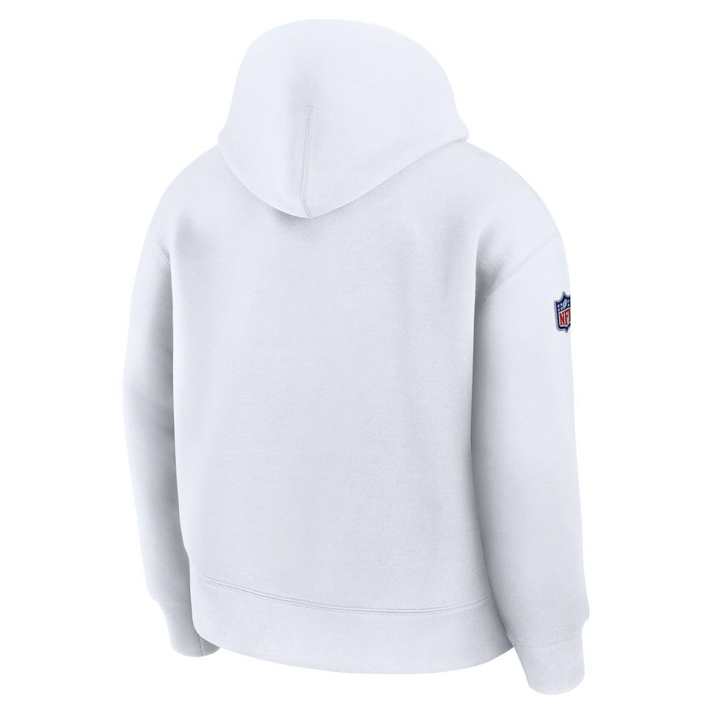 Nike Buffalo Bills 2025 Rivalries Collection Oversized Tech Fleece Hoodie White