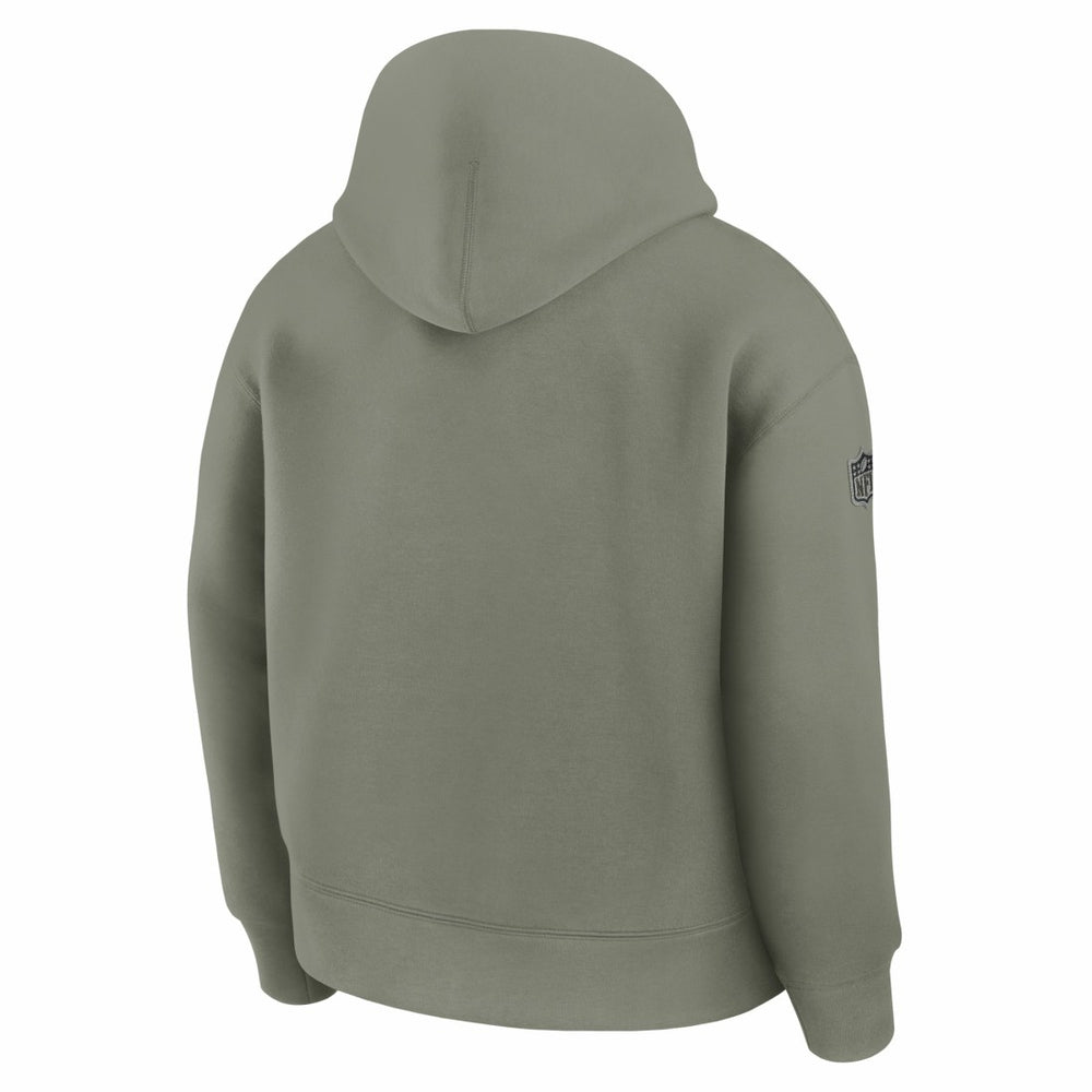 Nike New York Jets 2025 Rivalries Collection Oversized Tech Fleece Hoodie Gotham Green